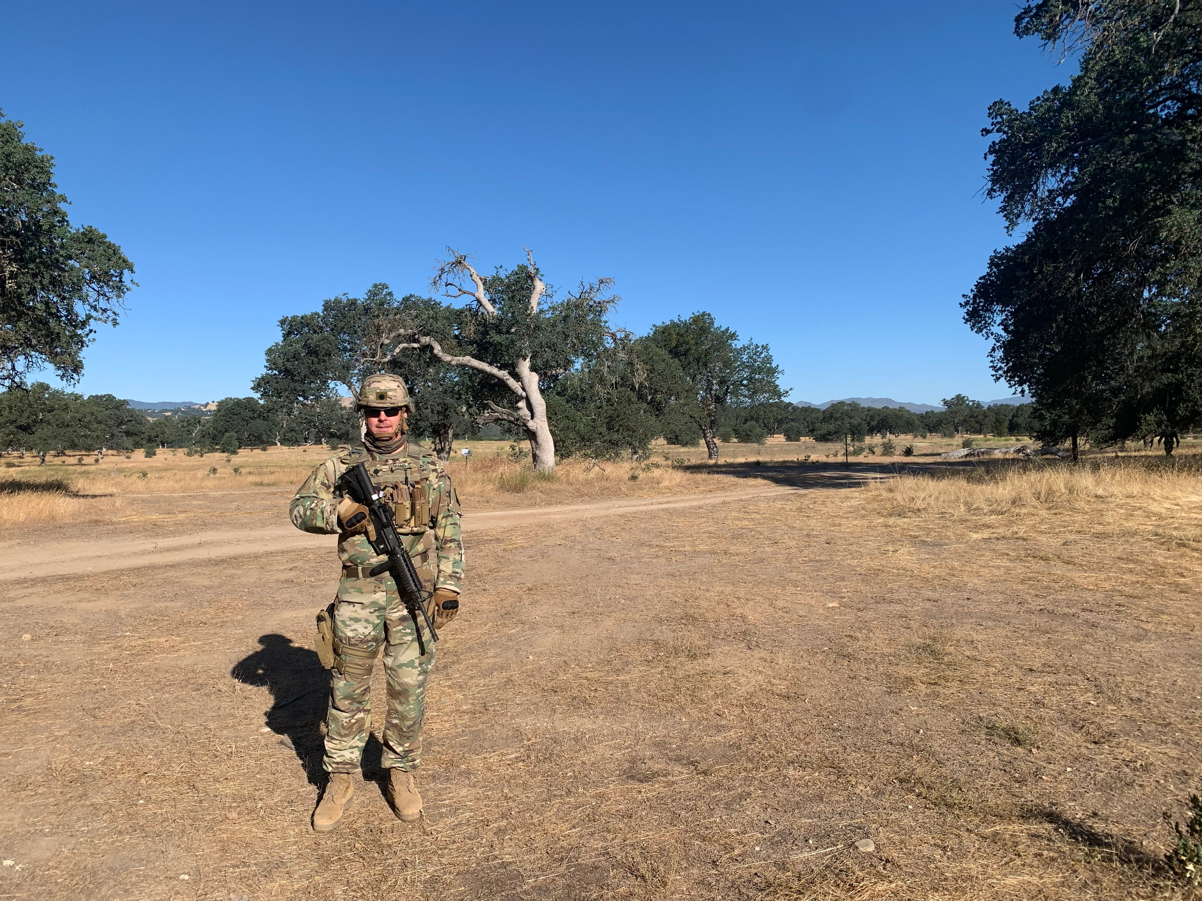 Patrick Almand during military service
